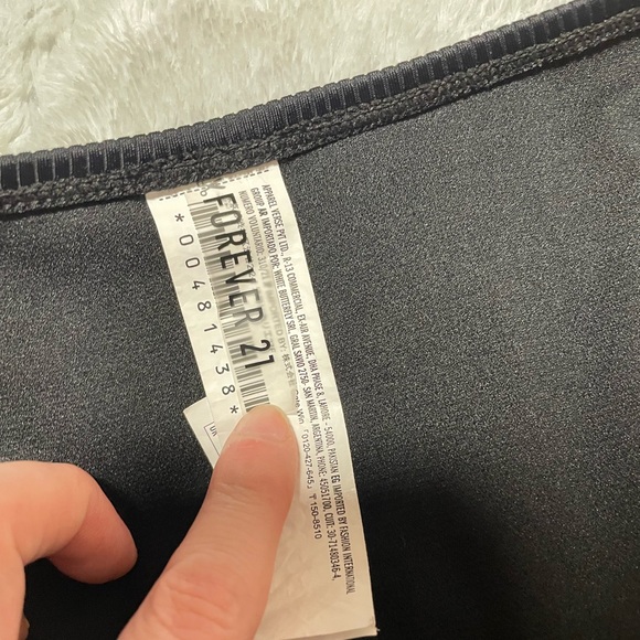 NWOT Forever 21 String Side Tie Ribbed High Leg Cheeky Bikini Bottom - Picture 8 of 10